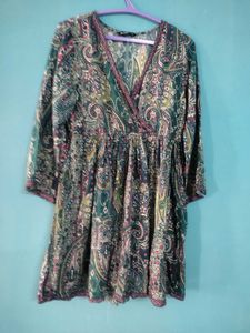 Brown Sleeveless Casual Dress