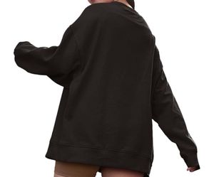 Graphic Print Black Sweatshirt