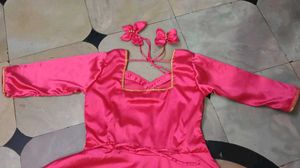 satin anarkali soft