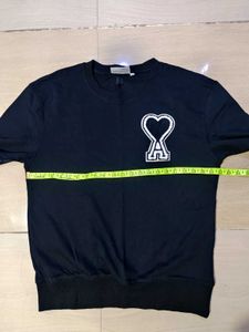 Ami Paris Black Sweatshirt Size L