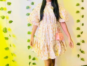 Women Ruffled Beautiful Dress