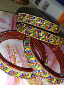 Multi Colour Bangles 🌈