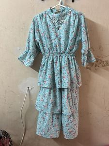 Floral Print Kurta Set