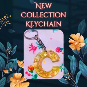 Green Forest Resin Keychain 💚