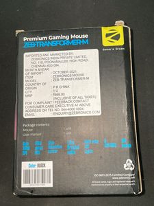 Zebronics Transformer Gaming Mouse