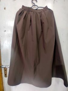Brown Midi Skirt