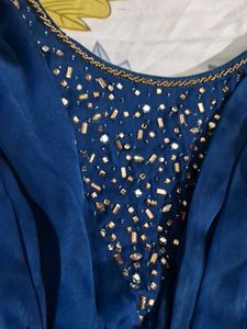 Elegant Blue Party Dress