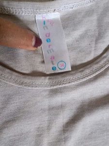 24in Chest Grey Top For Girls