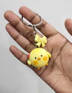 Cute Chick Keychain | Handmade Pastel Charm 🐥🎀