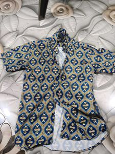 Patterned Short Sleeve Shirt