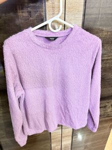 Lilac Fuzzy Max Pullover