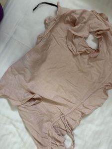 Ruffled tie up Top - H&amp;M