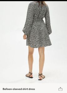 H&amp;m Balloon Sleeve Dress