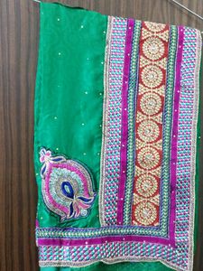 Heavy Border Saree