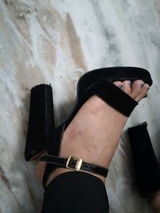 Black Heels - Size 4