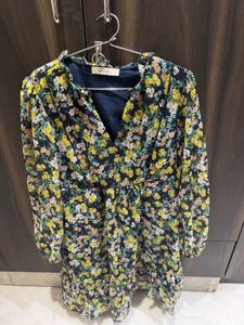 Floral Print Mini Dress