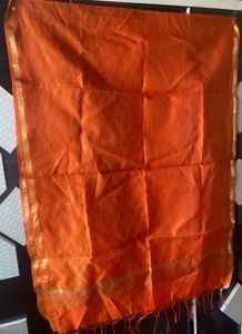 Women’s Hand Block Printed Chanderi Dupatta