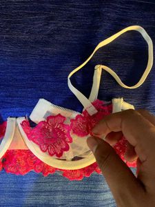 Floral Lace Branded Bralette
