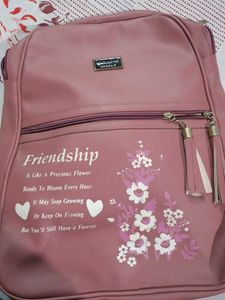 Stylish Pink Backpack