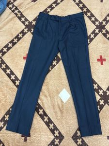 Men's Blue Formal Trousers