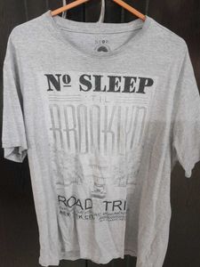 Stylish Grey Graphic T-Shirt