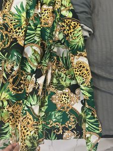 Tropical Print Maxi Dress