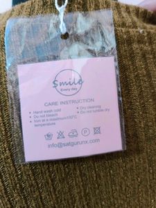 Wool Olive Cut Out Sleeve Dress 🔥