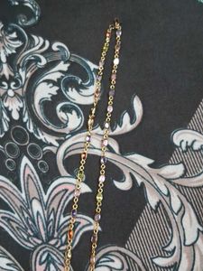 Multicolor  Stone Chain