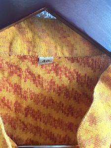 New Kurti Set -Musturd With Red Cotton Pant