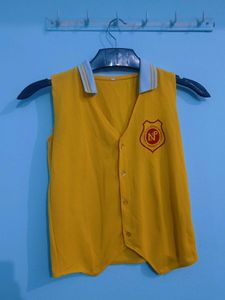 School Uniform Vest - Yellow