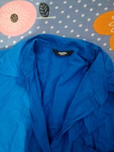 Blue Oversized Shirt