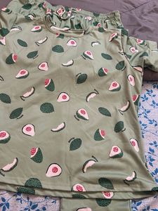 Avocado Print Pajama Set
