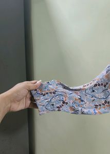 Paisley Print Smocked Neck Mini Dress
