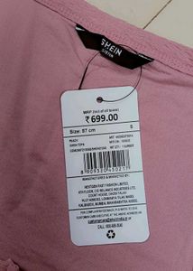 Pink Halter Neck Crop Top