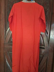Red Kurta For Girls