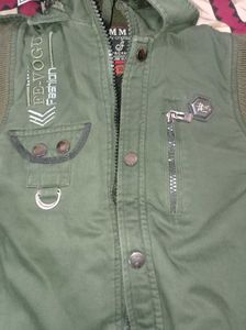 Green Hoddied Jacket