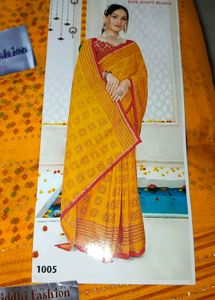 Elegant Yellow Saree