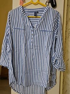 Cotton Chinese Collar Top