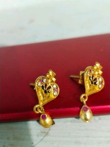 New Enameled Ear Stud