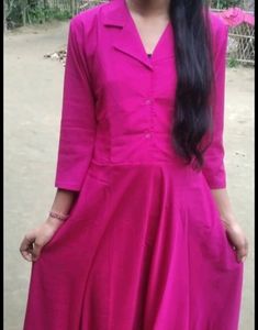 Women Maxi Pink Dress