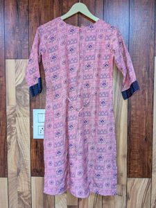 Pink Frock &amp; Blue Skirt (Jama) – Size 32 | Elegant