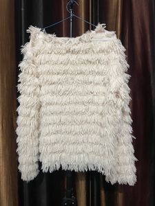 White Fur Sweater
