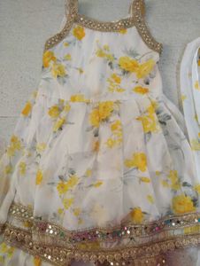 Floral Dress and Scarf Set