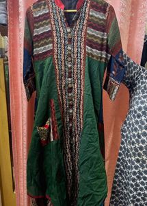 Navratri Special Boho Patchwork Long Dress