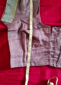 like new Elegant Lavender Saree with Blouse