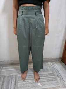 Olive Green  Trouser/ Capri