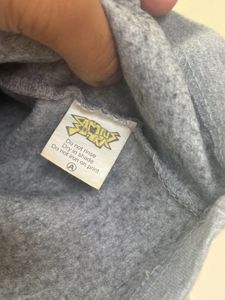 Grey Cropped Hoodie