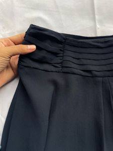 Navy Blue Midi Skirt