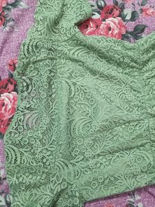 Olive Green Nylon Dress