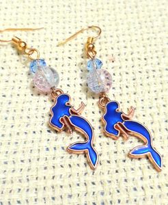 Evil Eye Flower Earrings